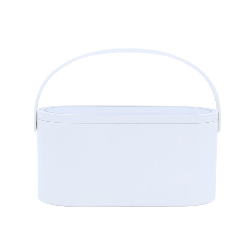 LED Makeup Mirror Organizer – Portable Vanity Box for Travel