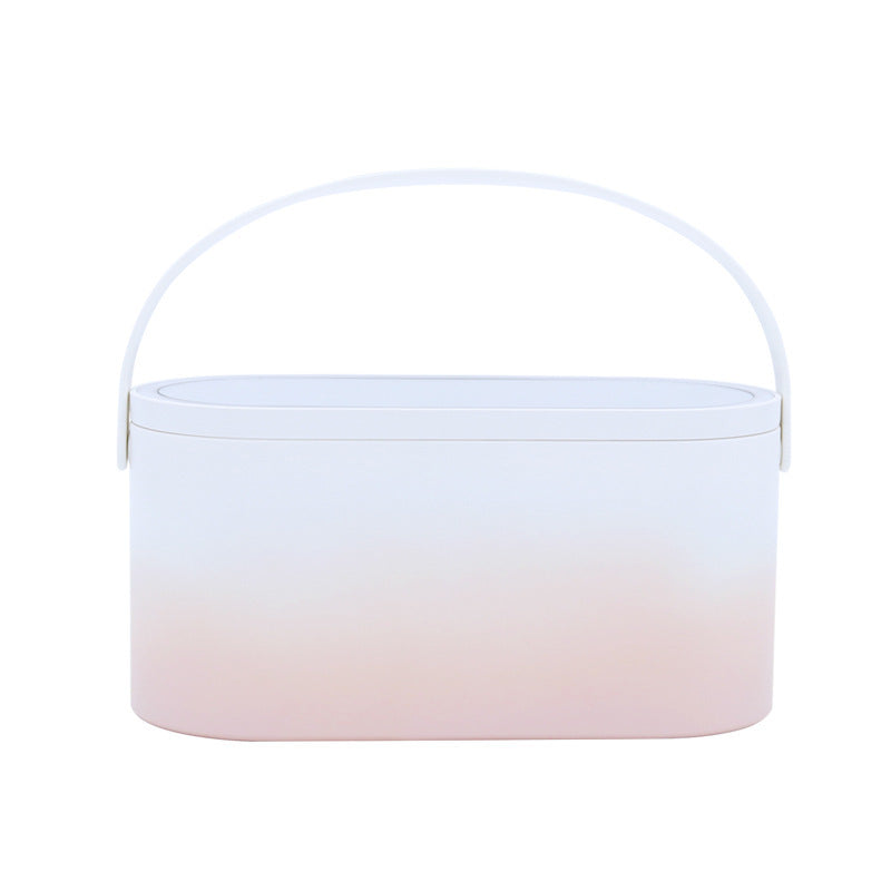 LED Makeup Mirror Organizer – Portable Vanity Box for Travel