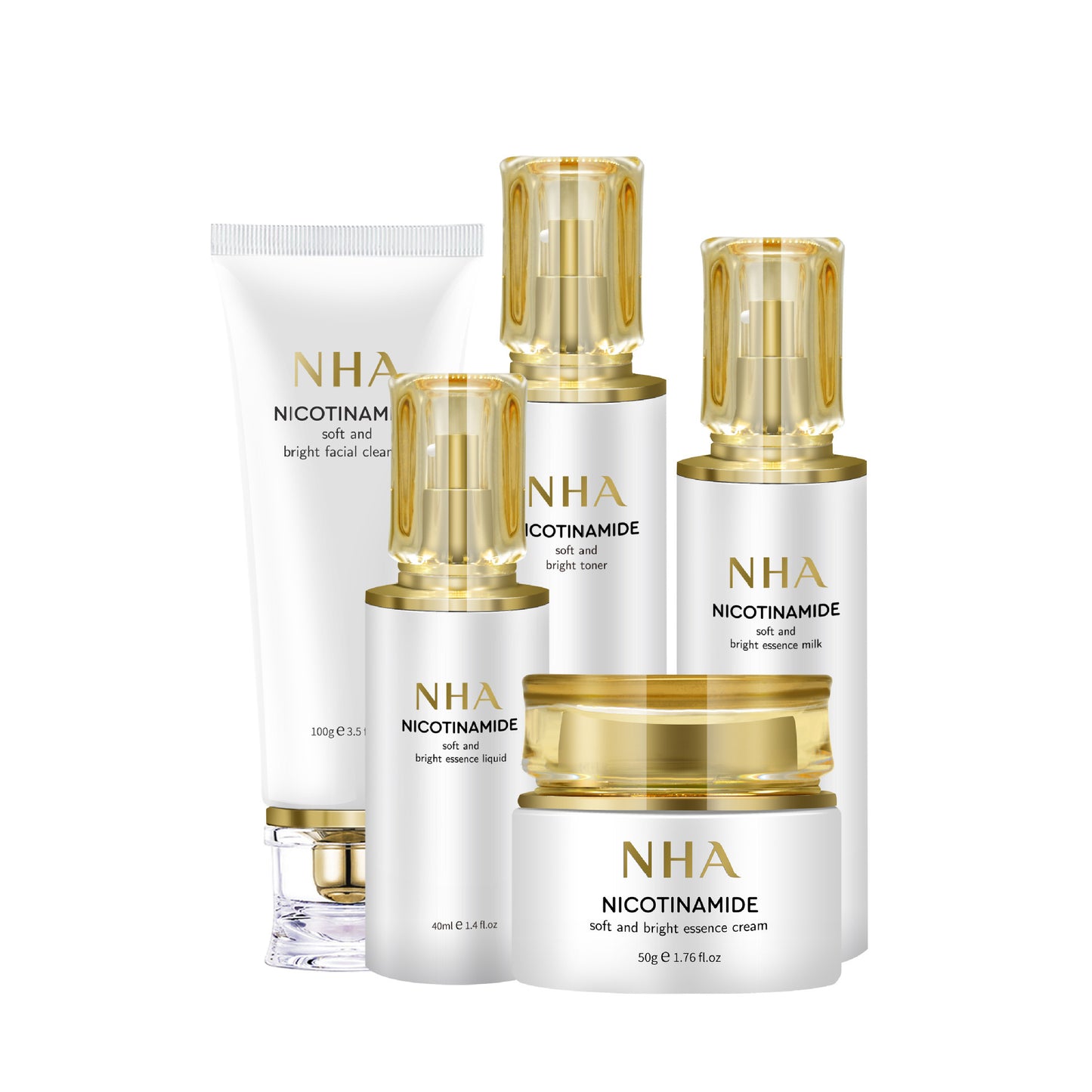 NHA -Niacinamide Soft and Bright Skin Care Set
