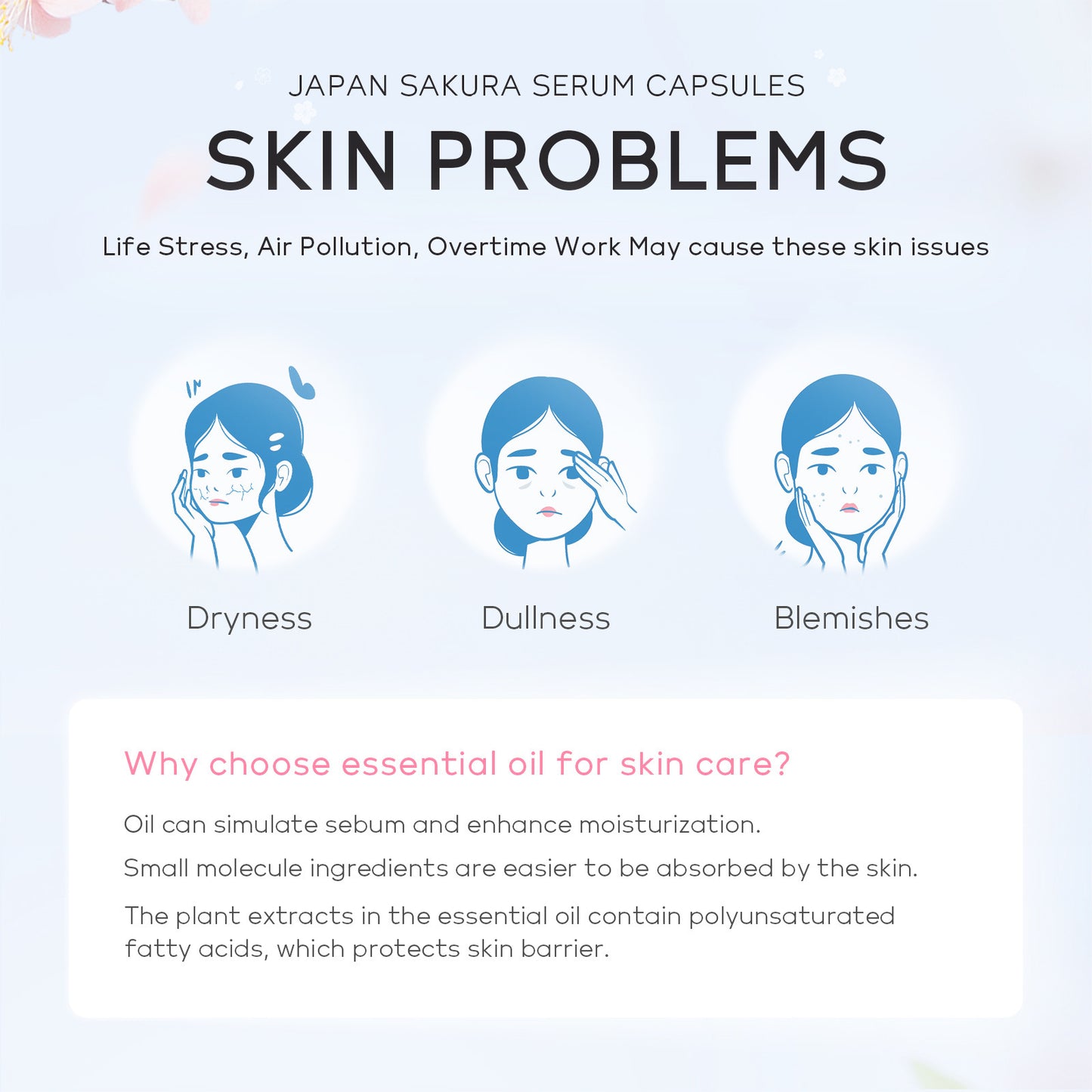 LAIKOU -Sakura Capsule Hydrating 30 Capsules * 0.5ml