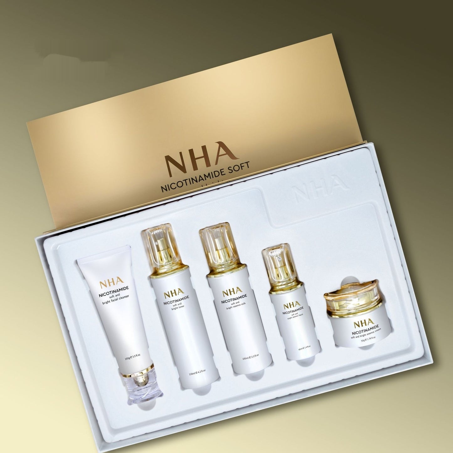 NHA -Niacinamide Soft and Bright Skin Care Set