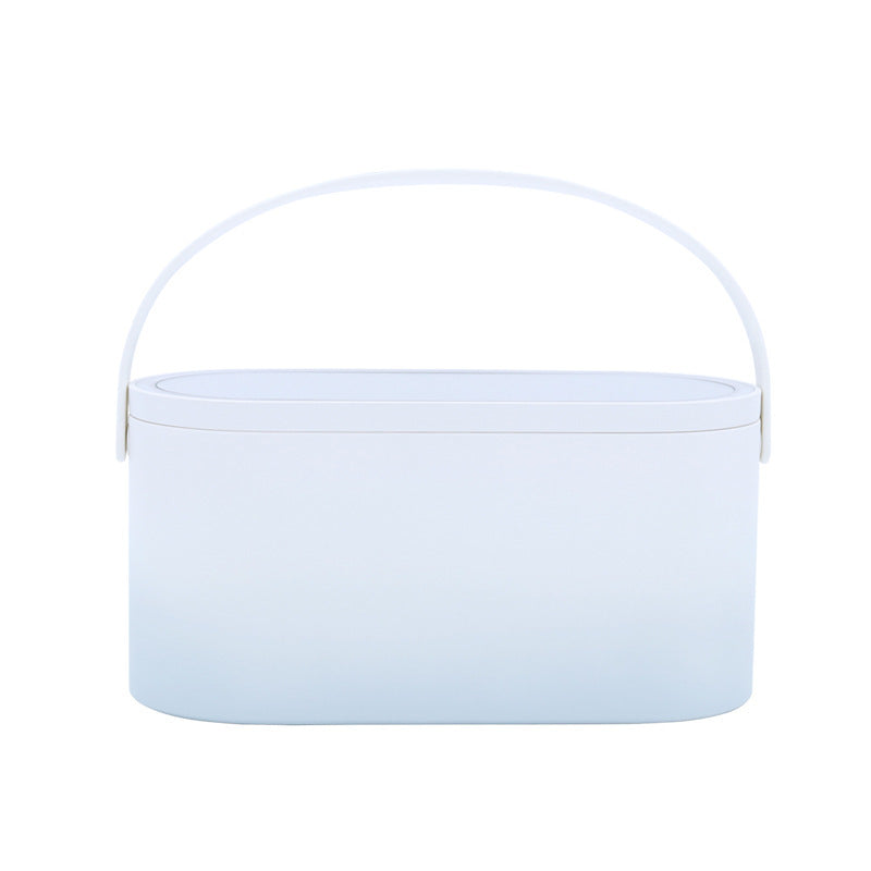LED Makeup Mirror Organizer – Portable Vanity Box for Travel