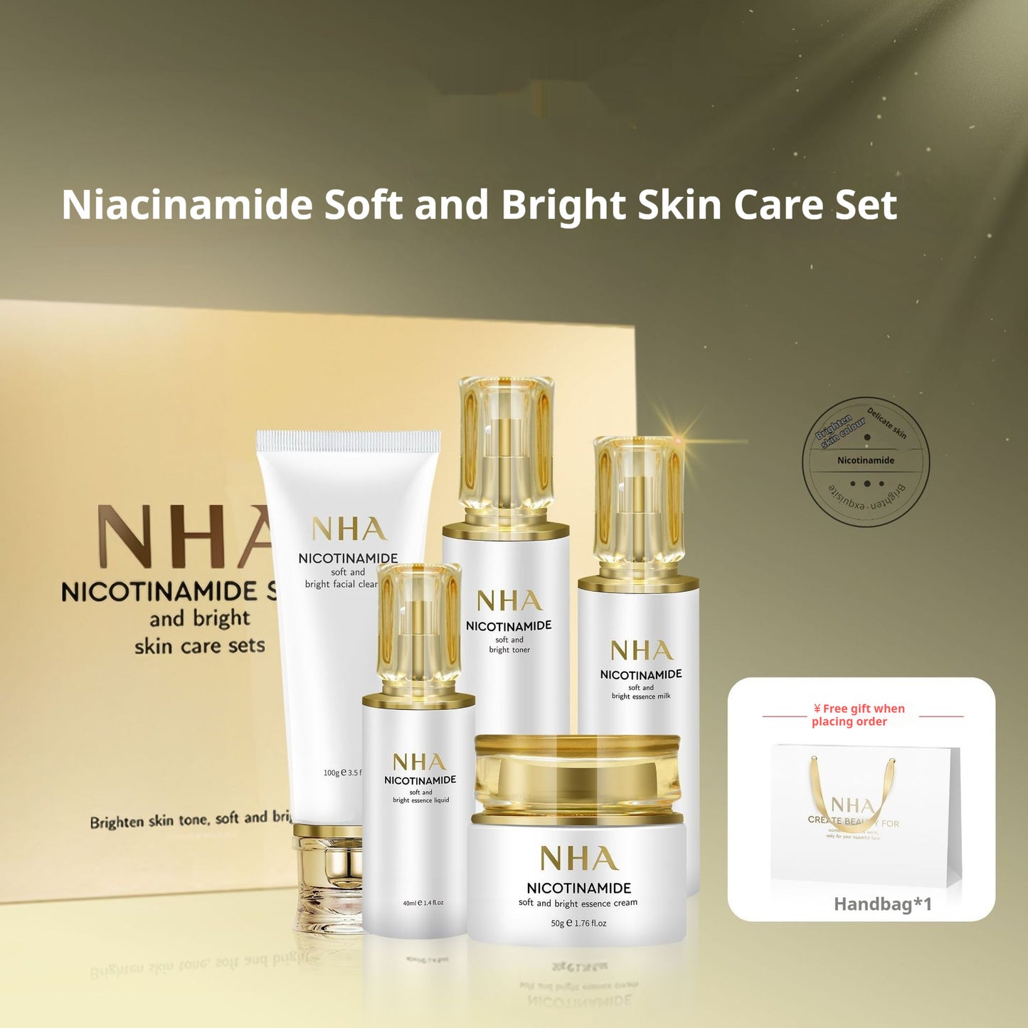 NHA -Niacinamide Soft and Bright Skin Care Set