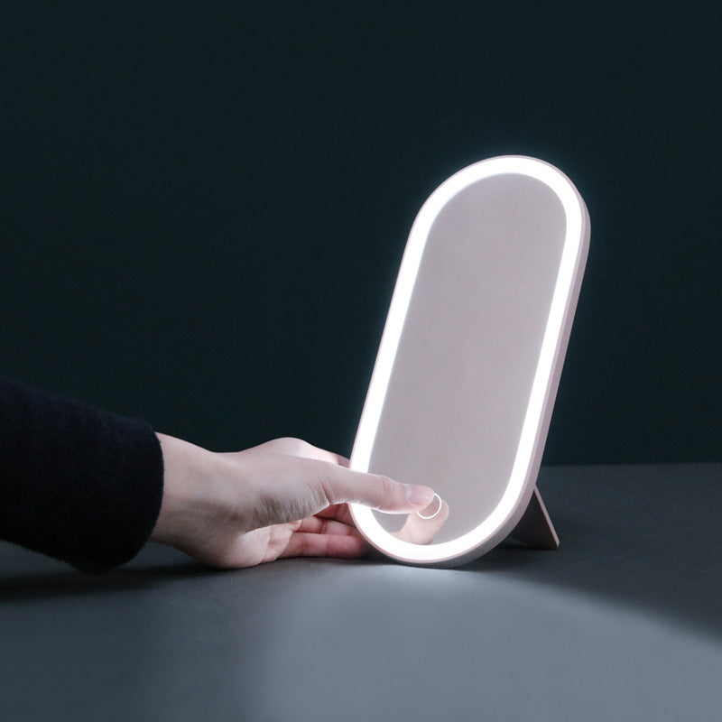 LED Makeup Mirror Organizer – Portable Vanity Box for Travel