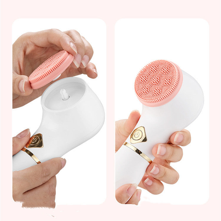 Electric Facial Cleanser – Deep Pore Cleaning & Vibrating Skincare Tool