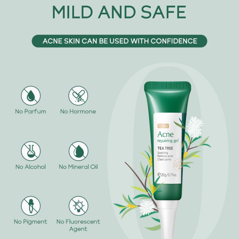 Fenyi- Acne Repairing Gel (Tea Tree) 20g – Clearer Skin Naturally