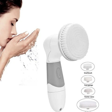 4-in-1 Home Beauty Instrument – Cleanse, Exfoliate & Nourish Your Skin