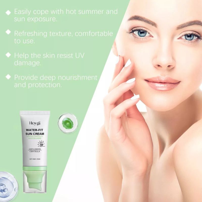 Hoygi Water Fit Sun Cream 50g - Hydrating & Non-Greasy