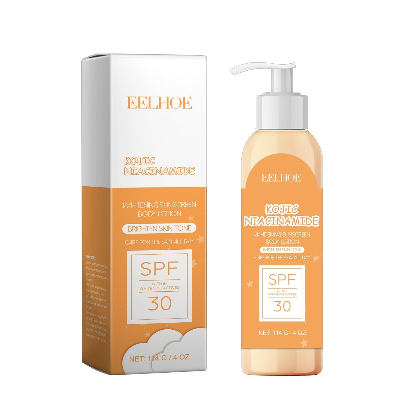 EELHOE -Whitening Sunscreen Body Lotion SPF30 114g
