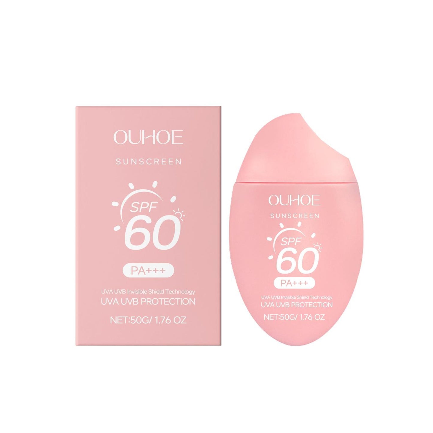 OUHOE -UVA UVB Protection Sunscreen SPF60 PA+++ 50g