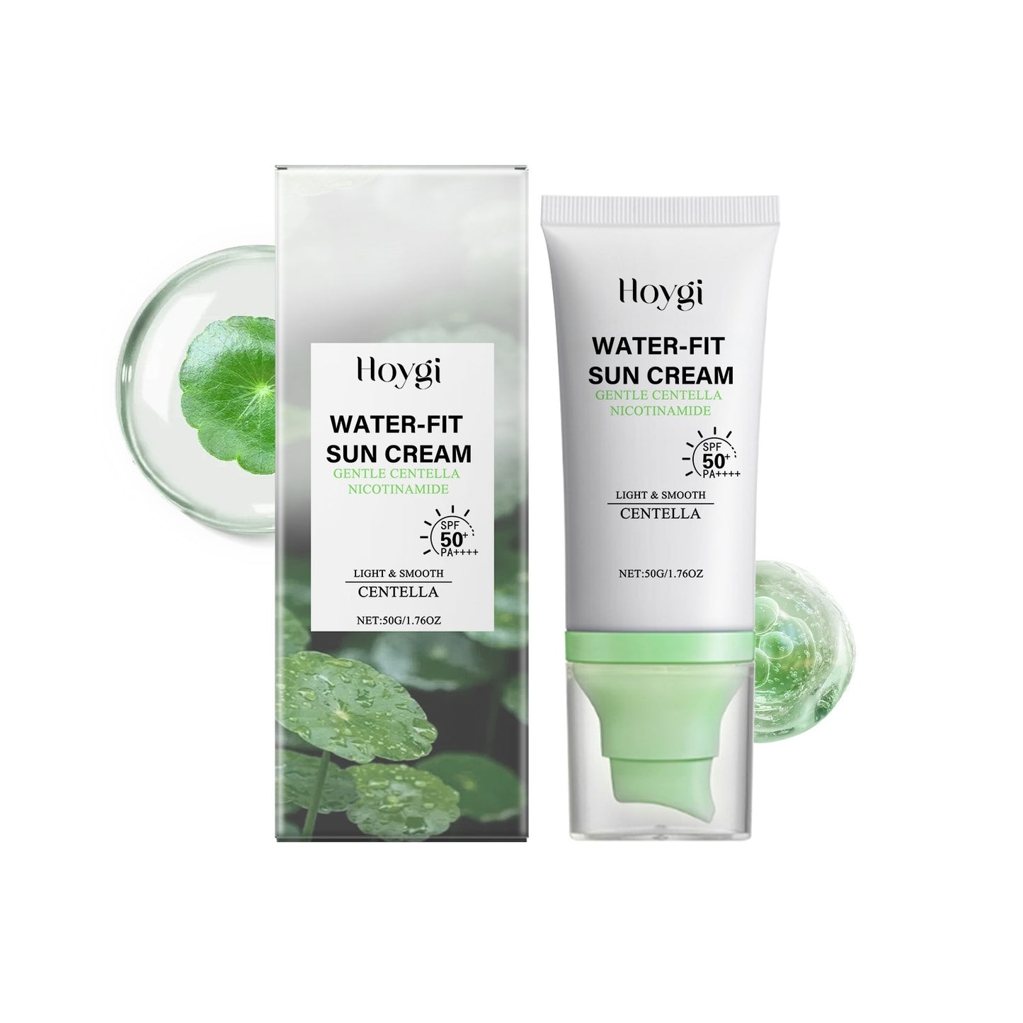 Hoygi Water Fit Sun Cream 50g - Hydrating & Non-Greasy