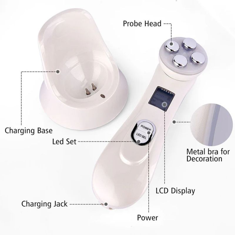 Microcurrent facial device