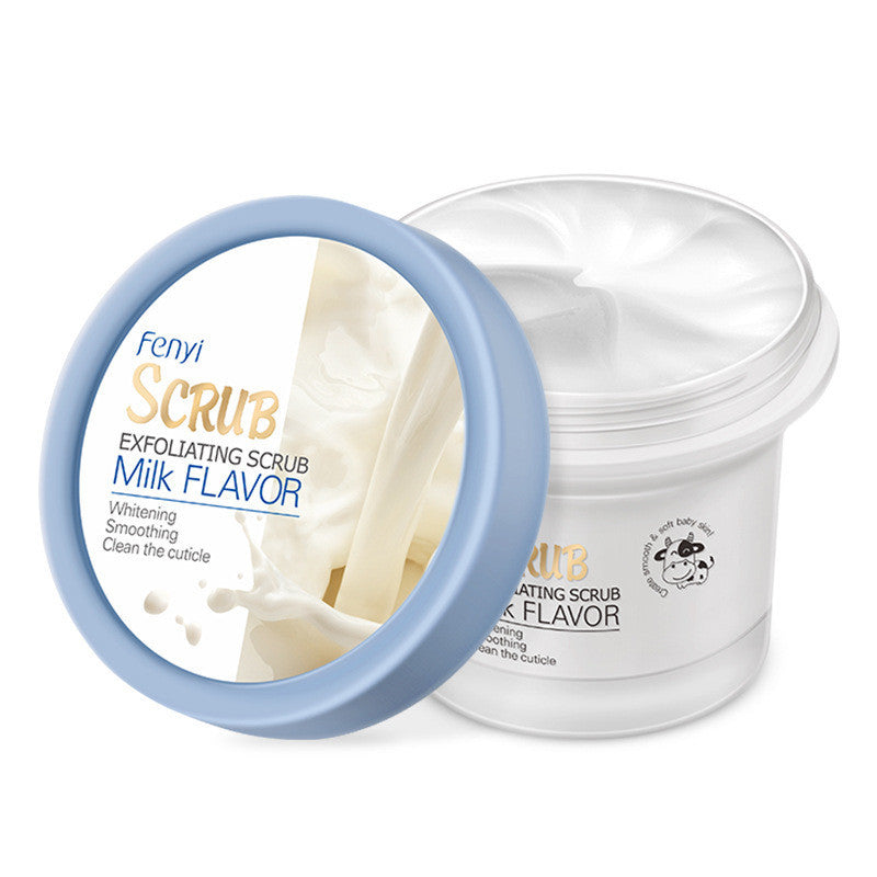 Brightening milk scrub