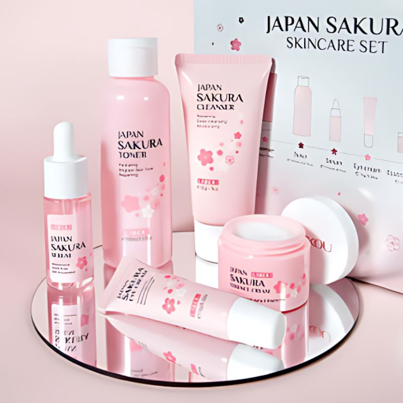 Daily skincare routine set