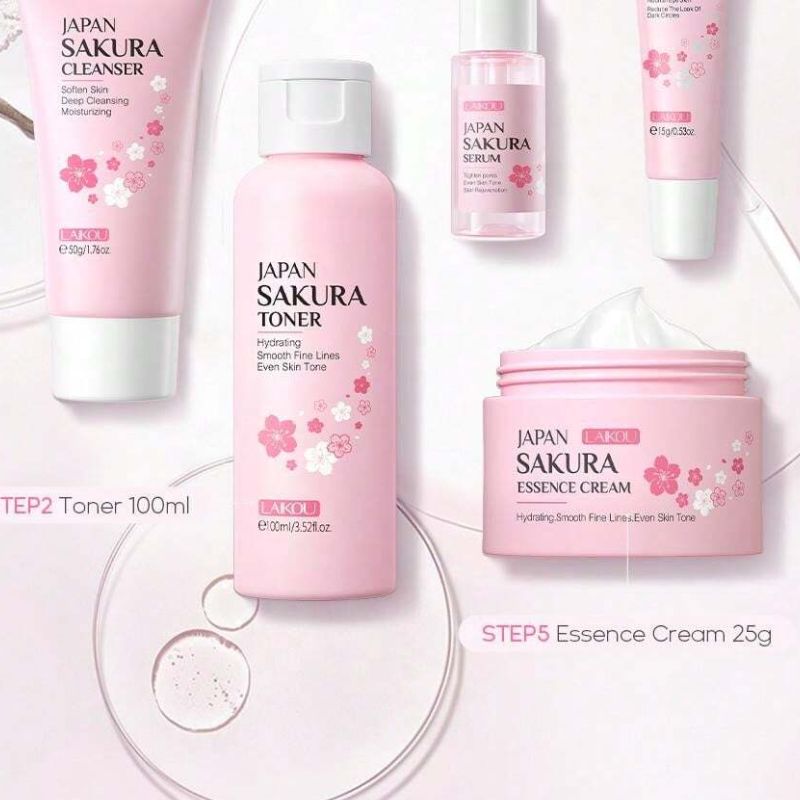 Sakura skin care set