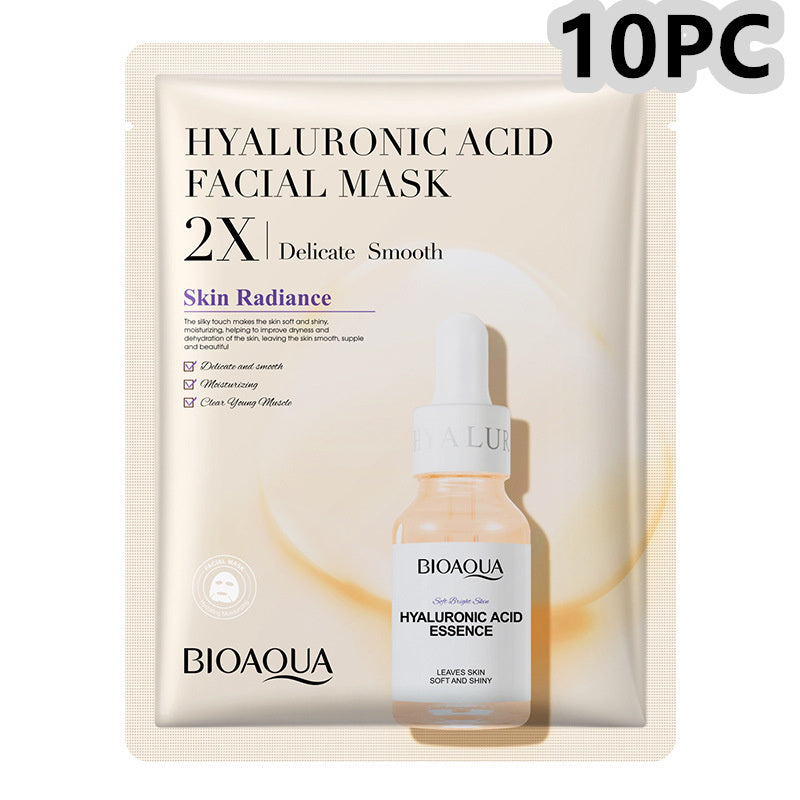 Face Mask Skin Care Hydrating Face Masks Sheets, Hyaluronic Acid Sheets Pack Deep Moisturizing Facemask Anti Aging Facial Mask for Women Skin Care Face Masks beauty- Smoothing Rejuvenating, 10 Sheets My Store