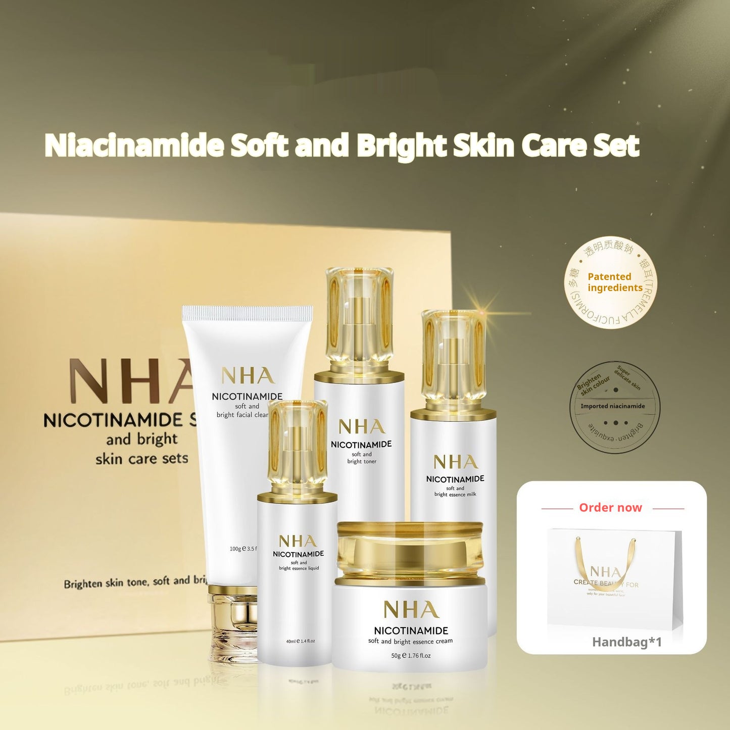 NHA -Niacinamide Soft and Bright Skin Care Set