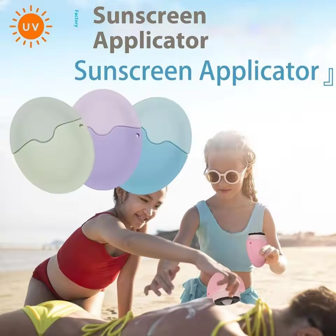 Silicone Suncream Roller Applicator – Mess-Free, Refillable, Travel-Ready