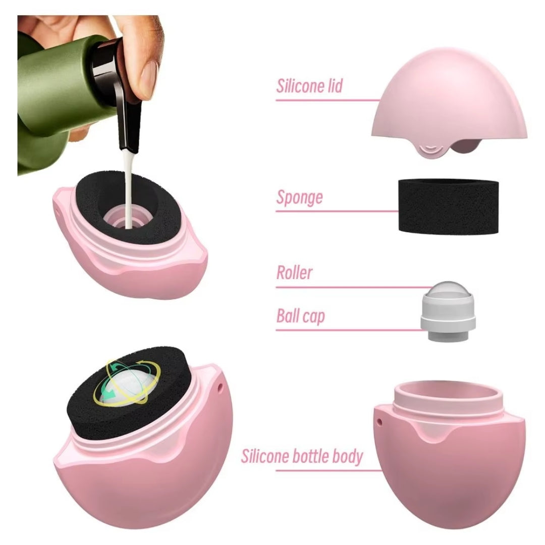 Silicone Suncream Roller Applicator – Mess-Free, Refillable, Travel-Ready