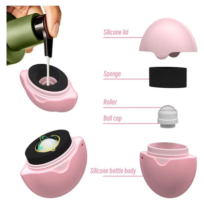 Silicone Suncream Roller Applicator – Mess-Free, Refillable, Travel-Ready