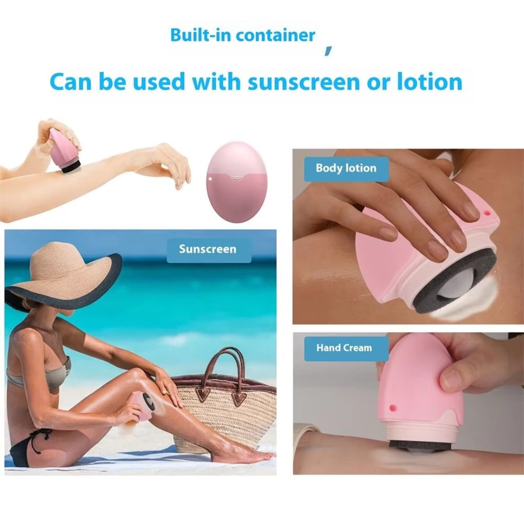 Silicone Suncream Roller Applicator – Mess-Free, Refillable, Travel-Ready