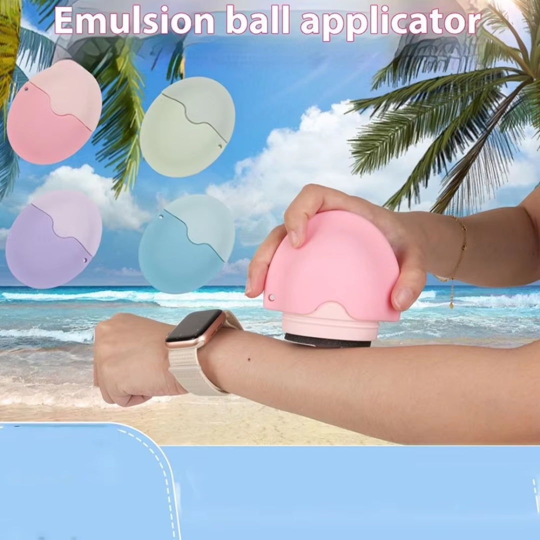 Silicone Suncream Roller Applicator – Mess-Free, Refillable, Travel-Ready