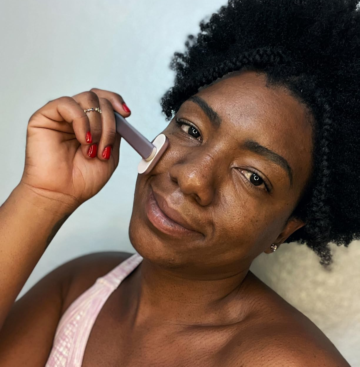 Under eye massage