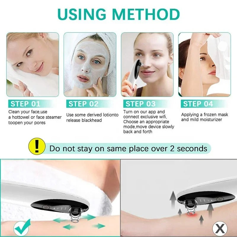 blackhead extractor with camera